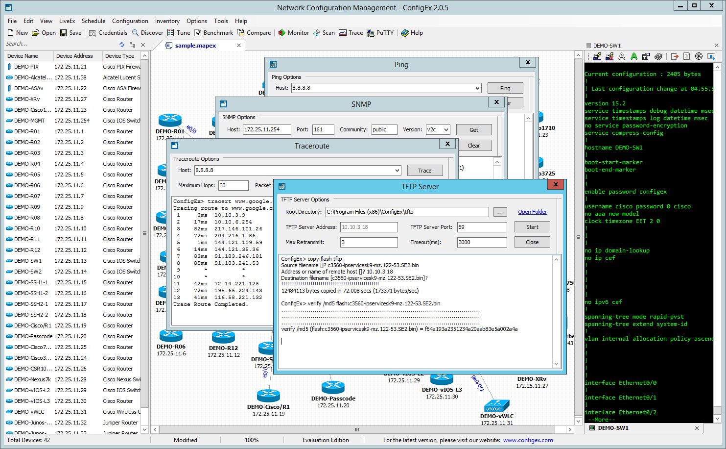 Network Configuration Manager - ConfigEx screenshot